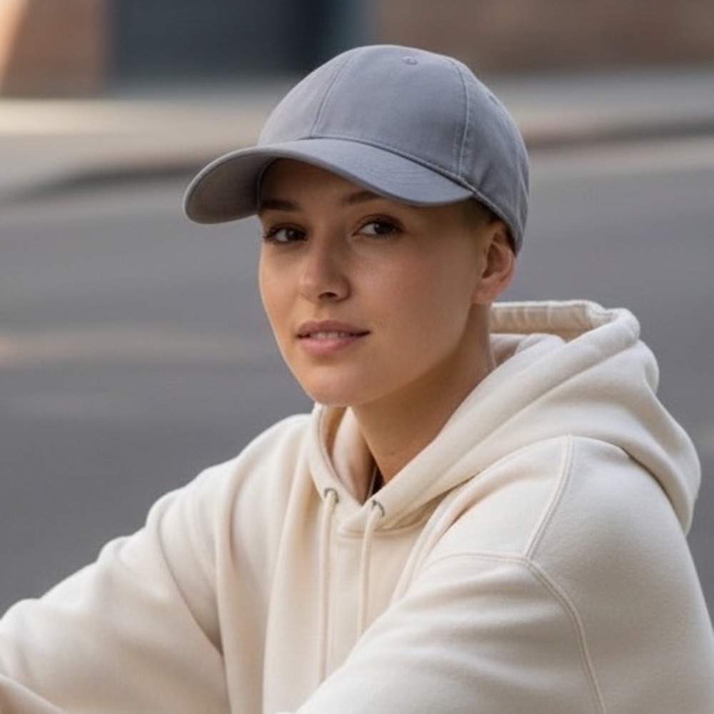 Lululemon Grey Ball Cap Adjustable Women OS‎ Athletic Baseball Hat Tencel Blend